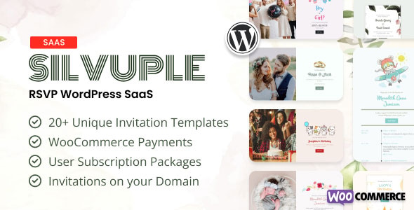 Silvuple - Online Invitation Maker SaaS - CodeCanyon Item for Sale