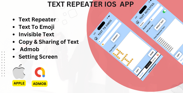 Text Repeater iOS App Sources Code - CodeCanyon Item for Sale