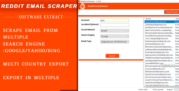 Redit Email Extractor - CodeCanyon Item for Sale