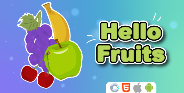 Hello Fruits - HTML5 - Construct 3 - CodeCanyon Item for Sale