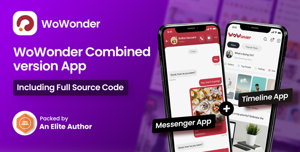 WoWonder Mobile - The Ultimate Combined Messenger & Timeline Mobile Application - CodeCanyon Item for Sale