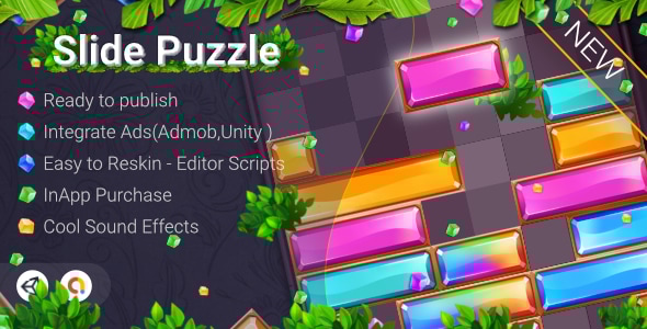 Slide Puzzle(Unity Game+Admob+iOS+Android) - CodeCanyon Item for Sale