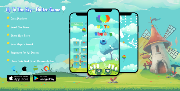 UpToTheSky - Flutter Game - CodeCanyon Item for Sale