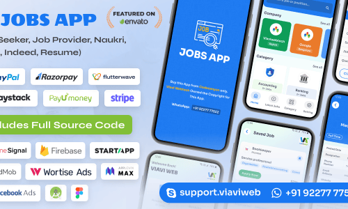 Android Jobs App (Job Seeker, Job Provider, Naukri, Shine, Indeed ...