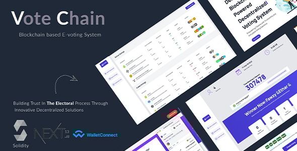Vote Chain - Multi-Vendors Blockchain Voting Web App with next js and Solidity - CodeCanyon Item for Sale