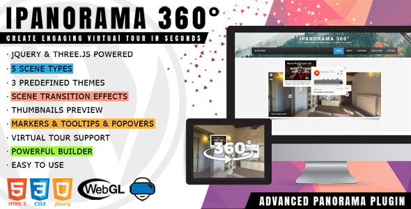 iPanorama 360° - Virtual Tour Builder for WordPress - CodeCanyon Item for Sale