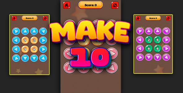 Make 10 - Cross Platform Math Game - CodeCanyon Item for Sale