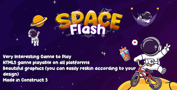 Space Flash - HTML5 Game - CodeCanyon Item for Sale