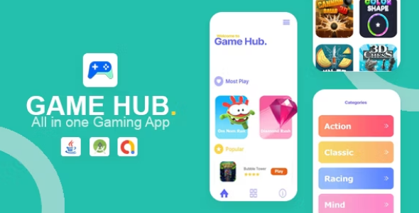 Game Hub - All in one game app - CodeCanyon Item for Sale