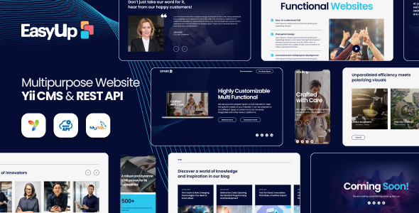 Easy Up | Multipurpose Website - Yii CMS & REST API - CodeCanyon Item for Sale