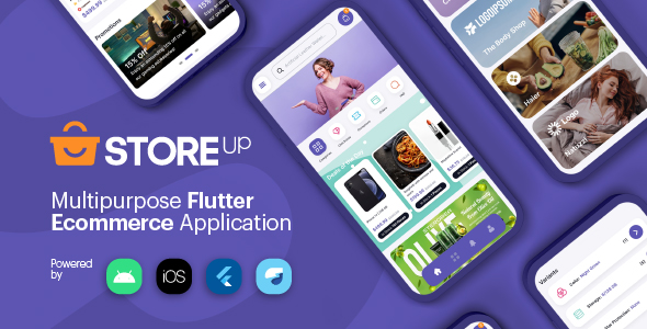 Store Up | Multipurpose Flutter E-commerce Application - CodeCanyon Item for Sale
