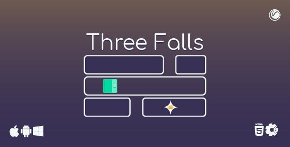 Three Falls | HTML5 Construct Game - CodeCanyon Item for Sale