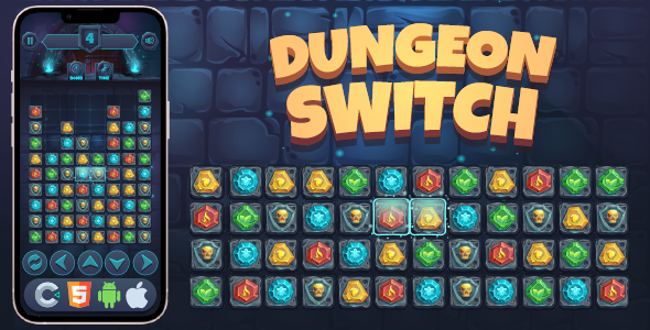 Dungeon Switch - HTML5 Game, Construct 3 - CodeCanyon Item for Sale