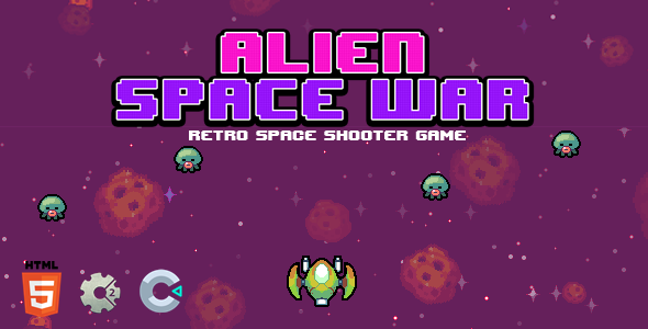 Alien Space War - Construct Game - CodeCanyon Item for Sale