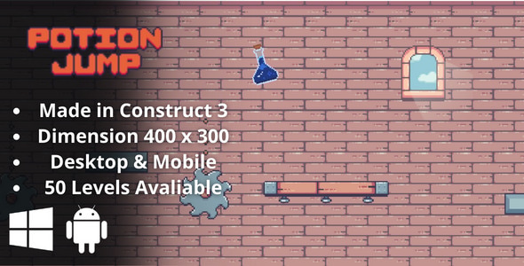 Potion Jump - HTML5 Game - CodeCanyon Item for Sale