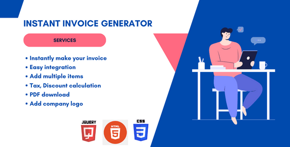 Instant Invoice Generator - CodeCanyon Item for Sale