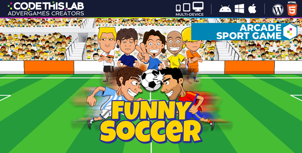 Funny Soccer - HTML5 Sport Game - CodeCanyon Item for Sale