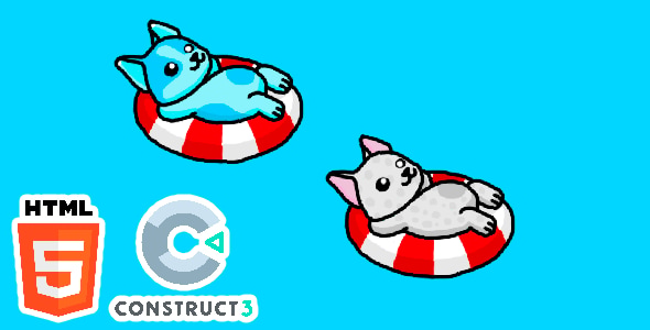 Aqua Dogy - HTML5 Game - Construct 3 - CodeCanyon Item for Sale