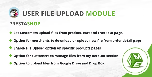 Prestashop Customer File Upload Module - CodeCanyon Item for Sale