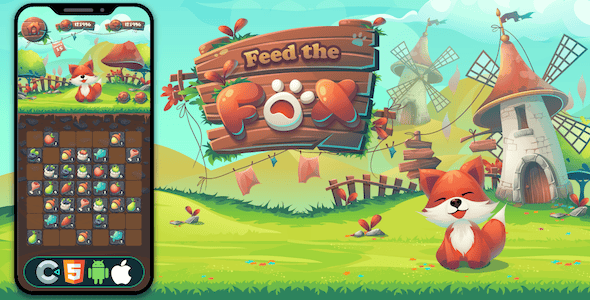 Feed The Fox - HTML5 Game,Construct 3 - CodeCanyon Item for Sale