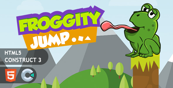 Froggity Jump Construct 3 HTML5 Game - CodeCanyon Item for Sale
