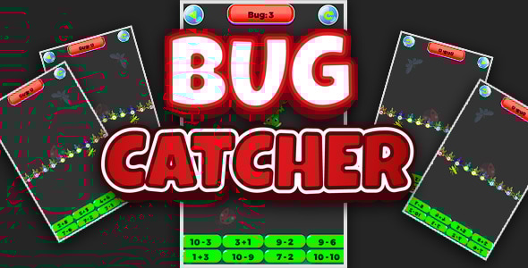 Bug Catcher - Cross Platform Math Game - CodeCanyon Item for Sale