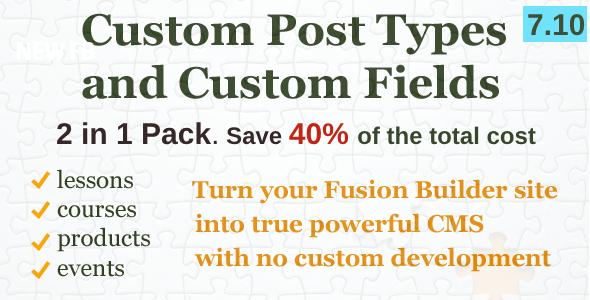 Custom Content Pack for Fusion Builder - CodeCanyon Item for Sale