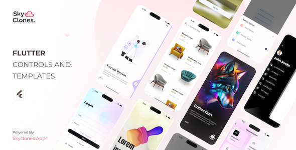 Sky Flutter UI templates and UI kit - CodeCanyon Item for Sale