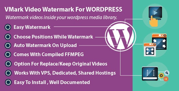 Video Watermark Plugin For WordPress - CodeCanyon Item for Sale