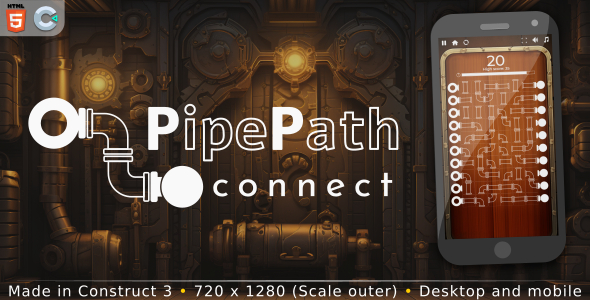 PipePath Connect - HTML5 Puzzle game - CodeCanyon Item for Sale