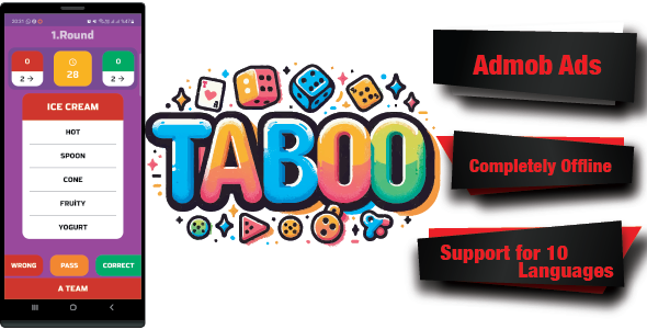 Taboo Digital Game Android Game Template - CodeCanyon Item for Sale