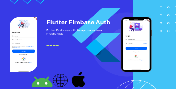 Flutter Firebase Authentication Template - CodeCanyon Item for Sale