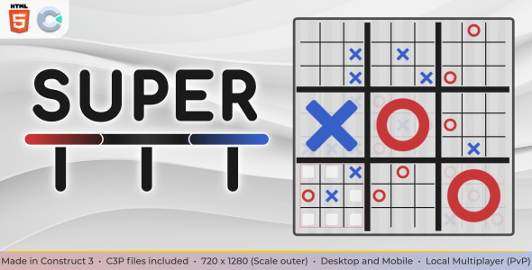 Super TTT - HTML5 Puzzle game - CodeCanyon Item for Sale
