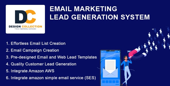Email Marketing Lead Generation System - CodeCanyon Item for Sale