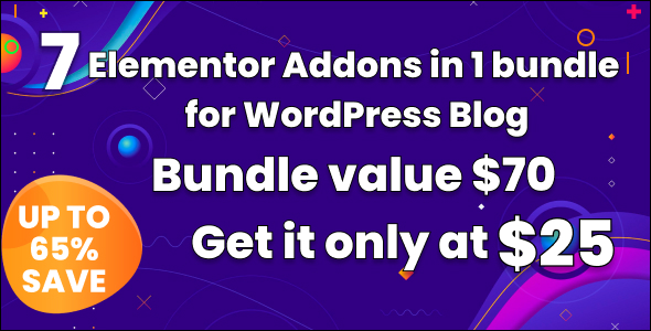 WordPress Blog Plugin - Elementor Addons Bundle For Blogger - CodeCanyon Item for Sale
