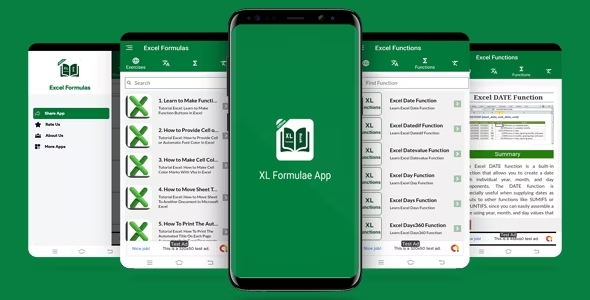 Offline Excel Formulas App with Admob Ads - CodeCanyon Item for Sale
