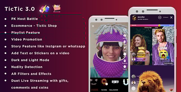 TicTic - Android media app for creating and sharing short videos - CodeCanyon Item for Sale