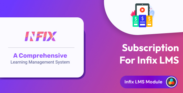 Subscription - InfixLMS Module - CodeCanyon Item for Sale