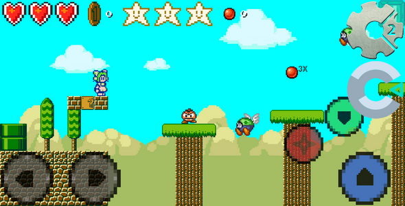 Super Catgirl - Construct 2 / Construct 3 - CodeCanyon Item for Sale