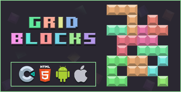 Grid Blocks - Construct 3 - .c3p - HTML5 - Full Game - CodeCanyon Item for Sale