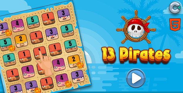 13 Pirates - Html5 (Construct3) - CodeCanyon Item for Sale