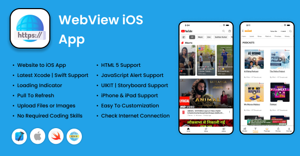 WebView iOS App - Convert Website To iOS Application - CodeCanyon Item for Sale