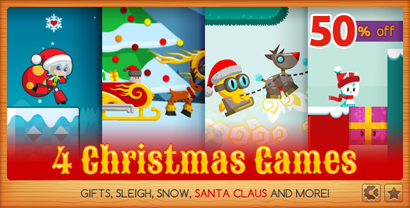 Christmas Games Bundle - CodeCanyon Item for Sale
