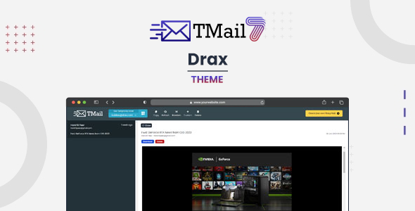 Drax - Theme for TMail - CodeCanyon Item for Sale