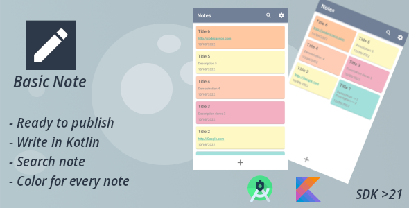 Basic note - CodeCanyon Item for Sale