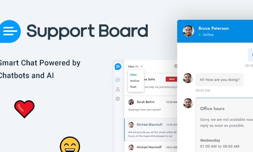 Chat - Support Board - AI Chatbot - WP by Schiocco | CodeCanyon