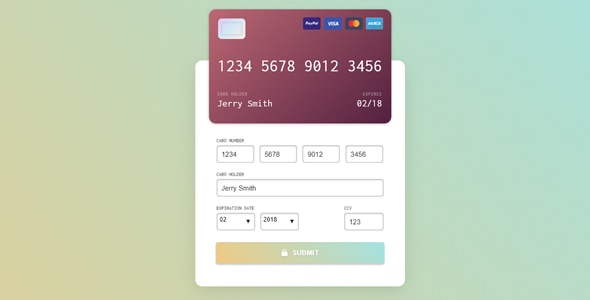 Checkout Form - Animated CSS Payment Form - CodeCanyon Item for Sale