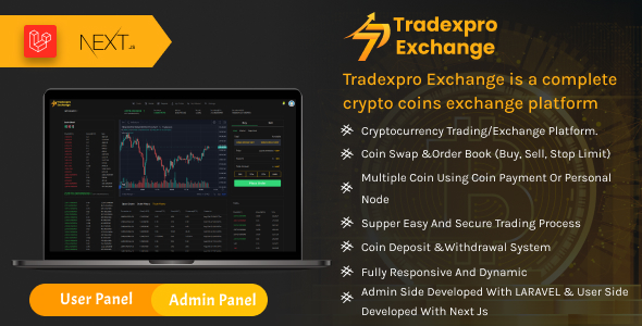 Tradexpro Exchange - Crypto Buy Sell and Trading platform, ERC20 and BEP20 Tokens Supported - CodeCanyon Item for Sale Tradexpro Exchange - Crypto Buy Sell and Trading platform, ERC20 and BEP20 Tokens Supported - CodeCanyon Item for Sale