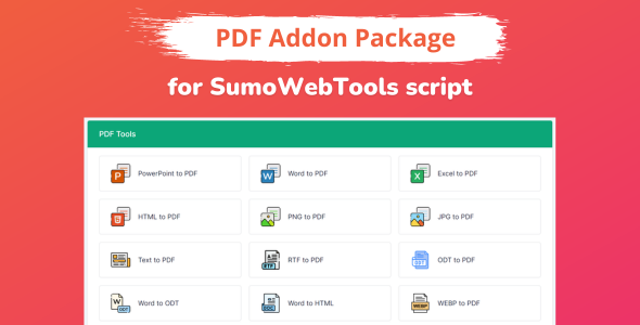 PDF Addon Package for SumoWebTools - CodeCanyon Item for Sale