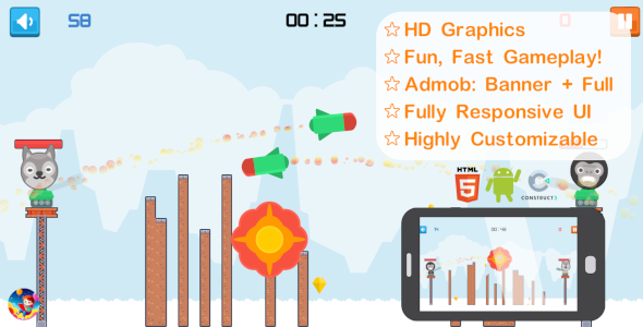 Crazy Cannons: Tank Shooters - CodeCanyon Item for Sale